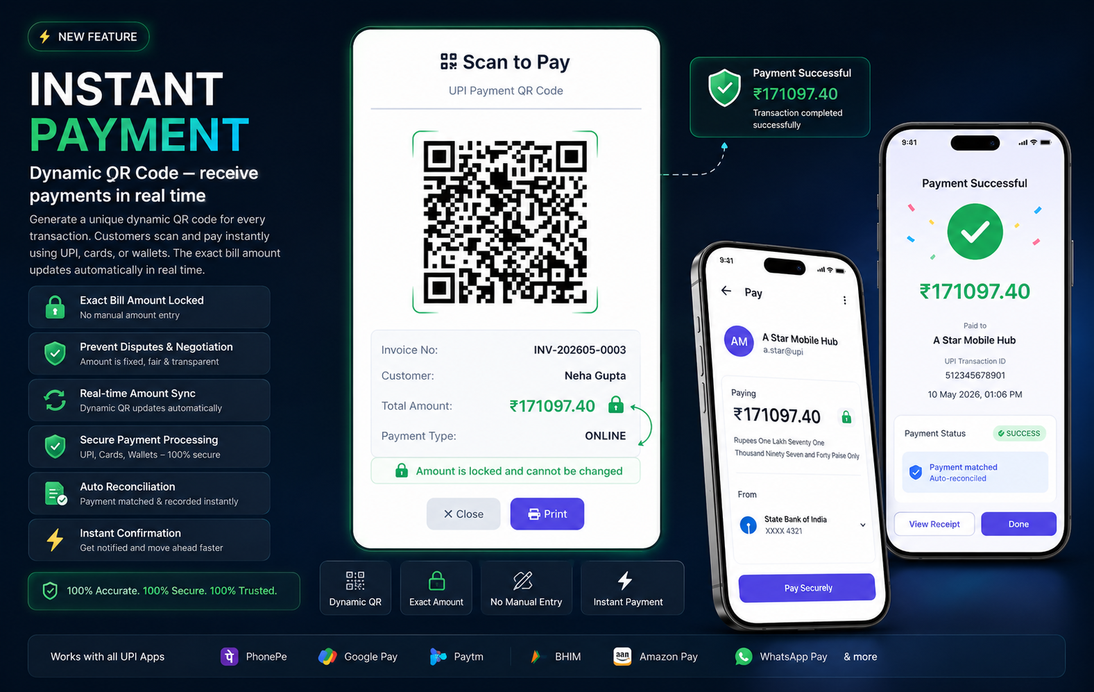Dynamic QR Code Payment